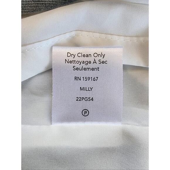 Milly Minis Dress Girls 8 Navy Blue White Floral Sleeveless Lined A Line Shift - Picture 5 of 9